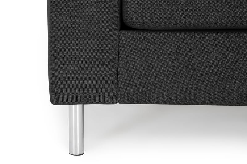 Friday 3-personers Vendbar L-formet Chaiselongsofa i Stof - Grå - Møbler - Sofaer - Sofa med chaiselong