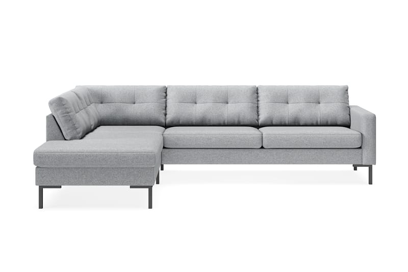 Frillestad 4-pers Sofa med Chaiselong Venstre - Grå - Sofa med chaiselong - 4 personers sofa med chaiselong