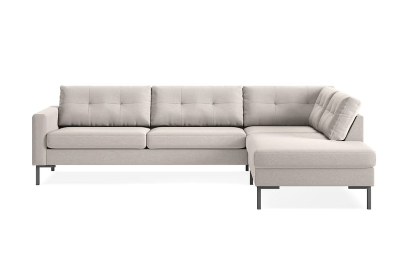 Frillestad 4-pers Sofa med Chaiselong Højre - Beige - Sofa med chaiselong - 4 personers sofa med chaiselong