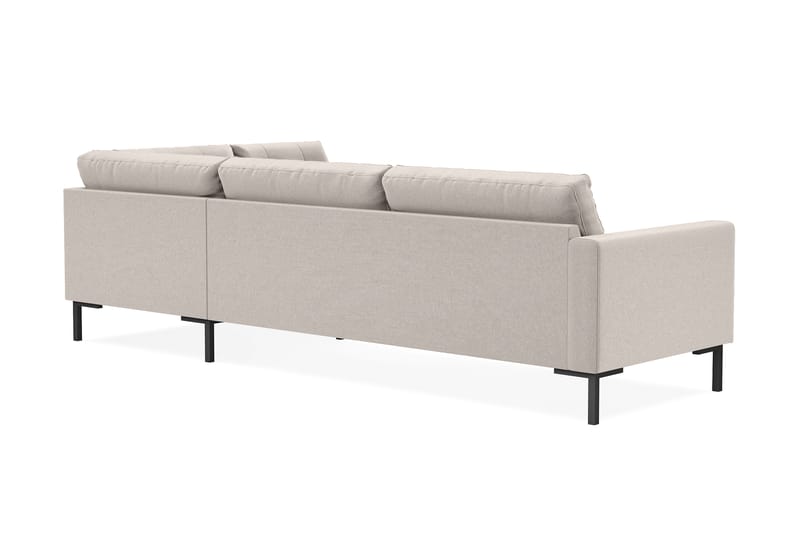 Frillestad 4-personers Højrevendt L-formet Chaiselongsofa i Stof - Beige - Møbler - Sofaer - Sofa med chaiselong
