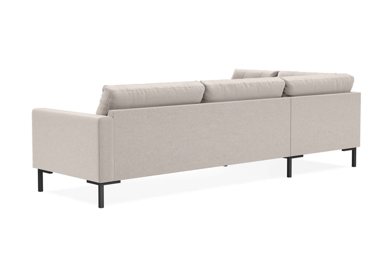 Frillestad 4-personers Venstrevendt L-formet Chaiselongsofa i Stof - Beige - Møbler - Sofaer - Sofa med chaiselong