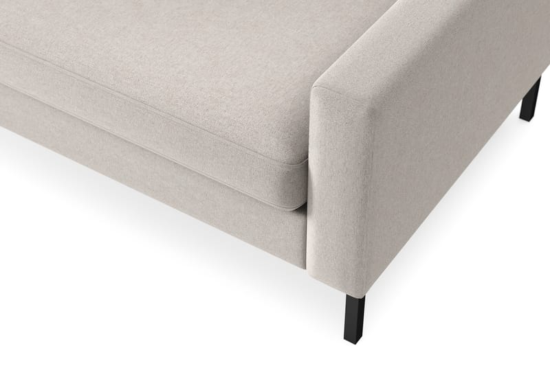 Frillestad 4-personers Venstrevendt L-formet Chaiselongsofa i Stof - Beige - Møbler - Sofaer - Sofa med chaiselong
