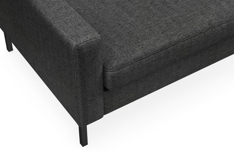 Frillestad 4-personers Højrevendt L-formet Chaiselongsofa i Stof - Mørkegrå - Møbler - Sofaer - Sofa med chaiselong