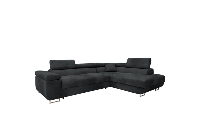 Gabina Sofa med Chaiselong 3-personers - Mørk grå - Møbler - Sofaer - Sovesofaer
