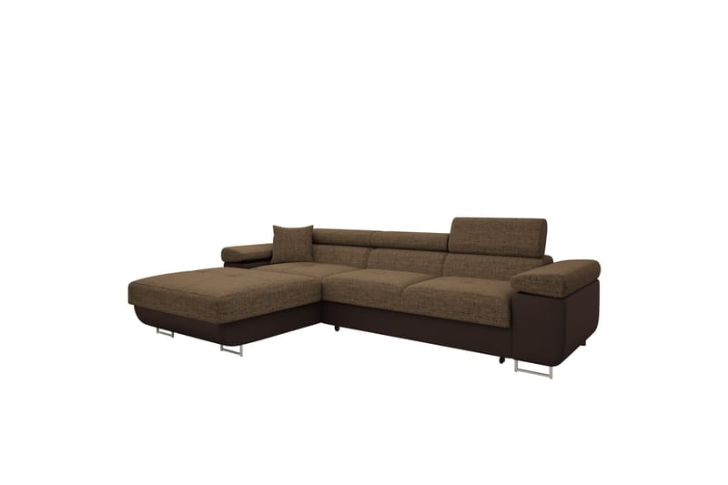 Gabina Sofa med Divan 3-personers, Brun