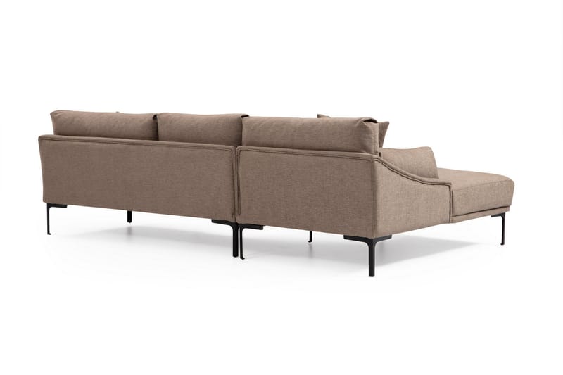 Glenure Sofa m. Chaiselong 4-Pers. - Mocha - Sofa med chaiselong - 4 personers sofa med chaiselong