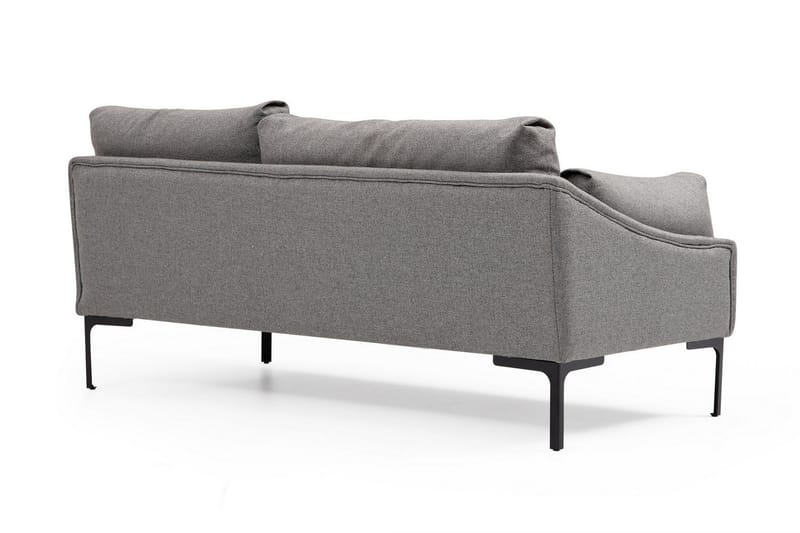 Glenure Sofa m. Chaiselong 4-Pers. - Grå - Møbler - Sofaer - Sofa med chaiselong