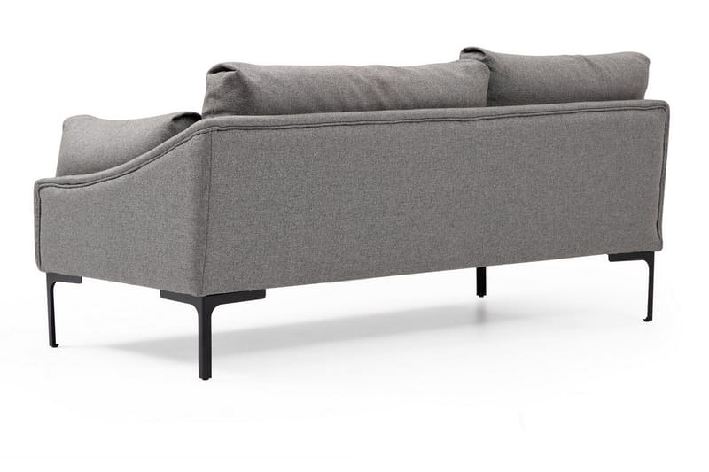 Glenure Sofa m. Chaiselong 4-Pers. - Grå - Sofa med chaiselong - 4 personers sofa med chaiselong