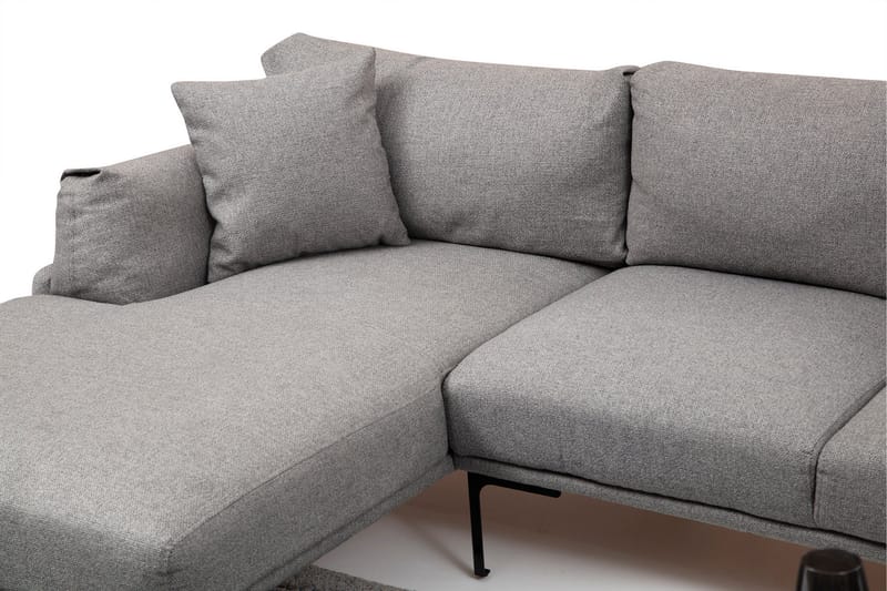 Glenure Sofa m. Chaiselong 4-Pers. - Grå - Sofa med chaiselong - 4 personers sofa med chaiselong