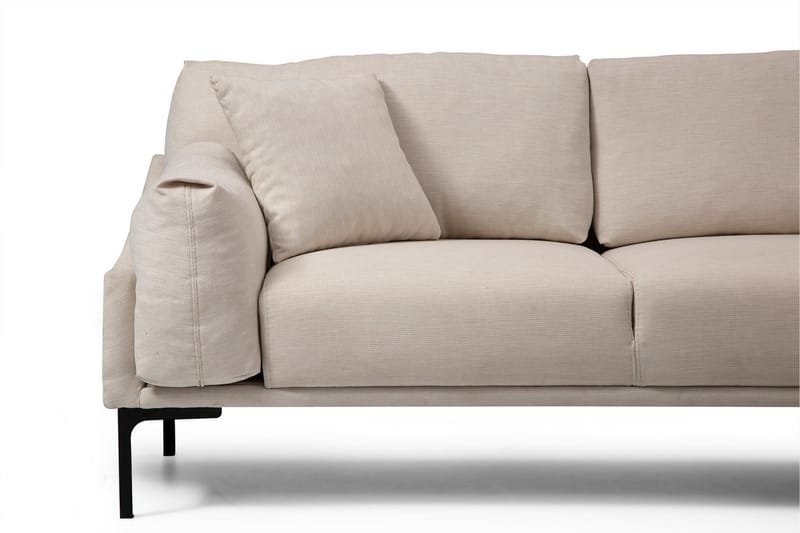 Glenure Sofa m. Chaiselong 4-Pers. - Cream - Sofa med chaiselong - 4 personers sofa med chaiselong