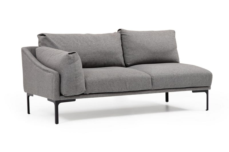 Glenure Sofa m. Chaiselong 4-Pers. - Grå - Møbler - Sofaer - Sofa med chaiselong