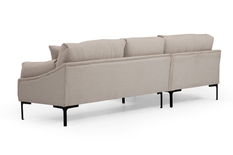 Glenure Sofa m. Chaiselong 4-Pers. - Cream - Møbler - Sofaer - Sofa med chaiselong