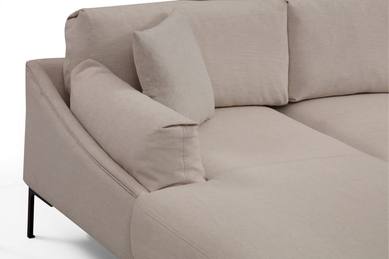 Glenure Sofa m. Chaiselong 4-Pers. - Cream - Møbler - Sofaer - Sofa med chaiselong