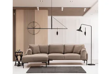 Glenure Sofa m. Chaiselong 4-Pers. - Mocha - Møbler - Sofaer - Sofa med chaiselong