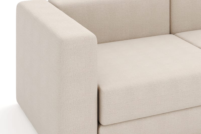 Hagblom 4-sæders Vendbar Chaiselongsofa 320 cm med Opbevaring i Chenille - Beige - Møbler - Sofaer - Sofa med chaiselong
