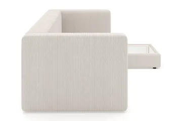 Hagblom 4-sæders Vendbar Chaiselongsofa 320 cm med Opbevaring i Corduroy - Beige - Møbler - Sofaer - Sofa med chaiselong