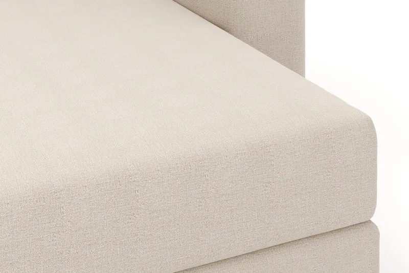 Hagblom 4-personers Divansofa med Opbevaring Vendbar - Beige - Møbler - Sofaer - Sofa med chaiselong