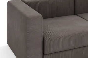 Hagblom 4-personers Divansofa med Opbevaring Vendbar - Taupe - Møbler - Sofaer - Sofa med chaiselong