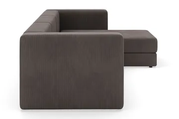 Hagblom 4-personers Divansofa med Opbevaring Vendbar - Taupe - Møbler - Sofaer - Sofa med chaiselong
