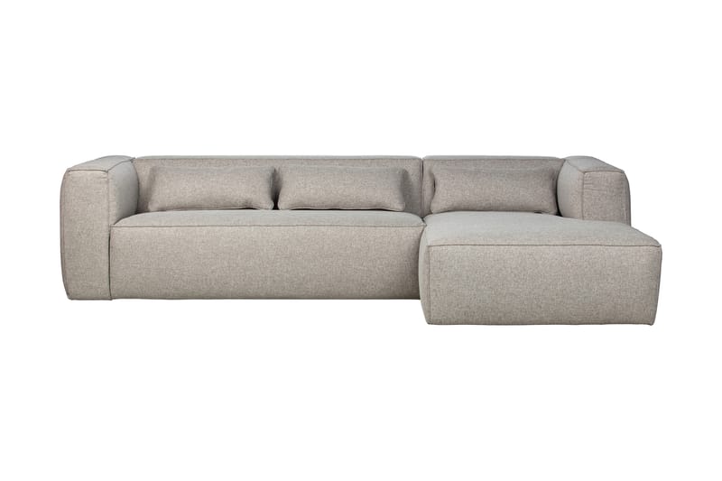 Harlow Divan sofa - Lysgrå - Sofa med chaiselong