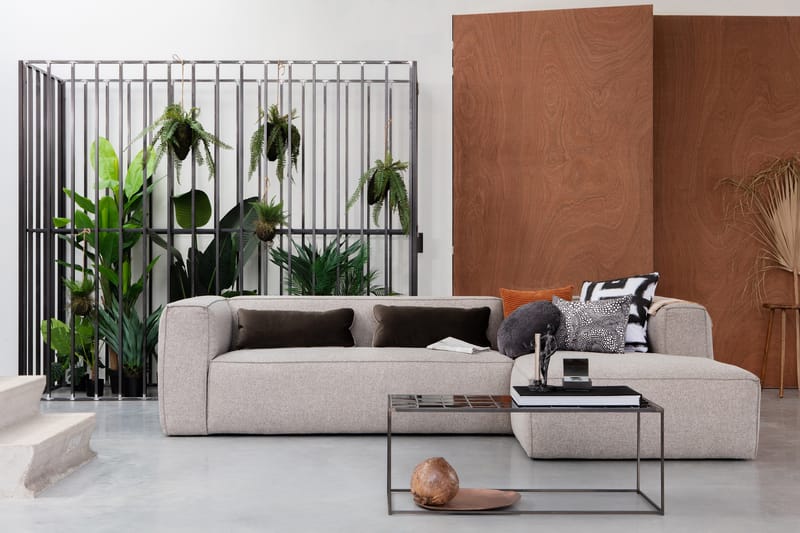 Harlow Divan sofa - Lysgrå - Sofa med chaiselong