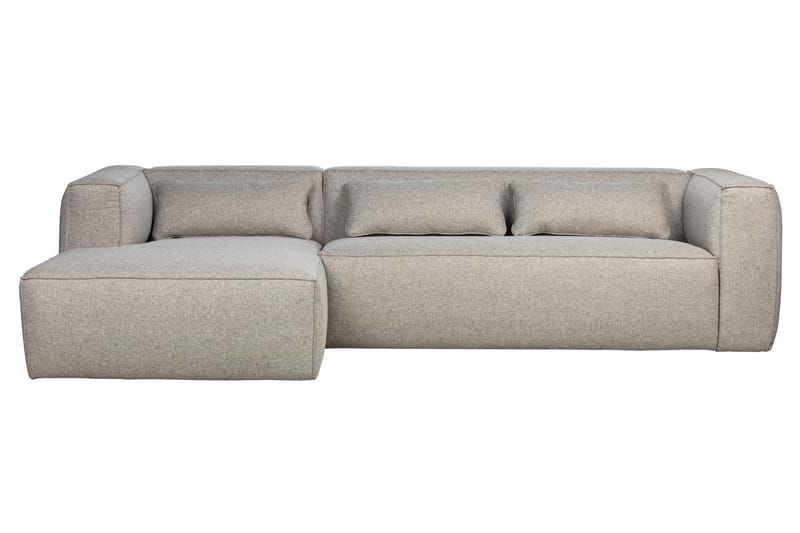 Harlow Divan sofa - Lysgrå - Sofa med chaiselong