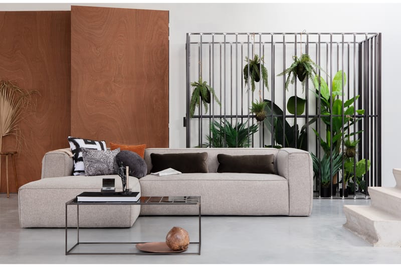 Harlow Divan sofa - Lysgrå - Sofa med chaiselong