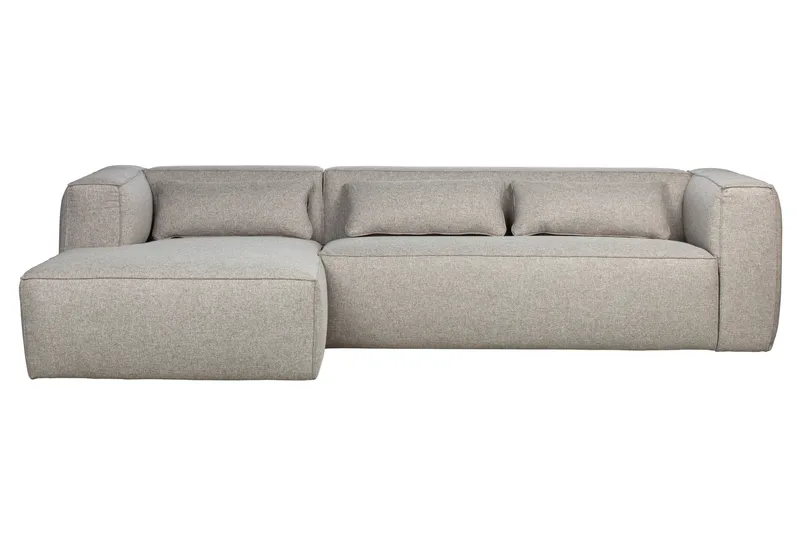 Harlow Divan sofa - Lysgrå - Møbler - Sofaer - Sofa med chaiselong