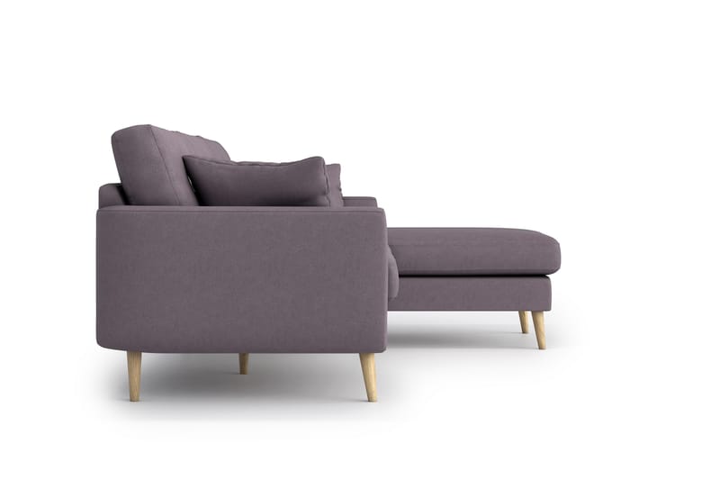 Harrisa sofa med Chaiselong - Lilla - Sofa med chaiselong - 3 personers sofa med chaiselong