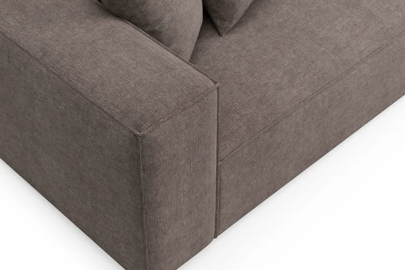 Havana 3-personers Sofa med Vendbar Chaiselong - Brun - Møbler - Sofaer - Sofa med chaiselong