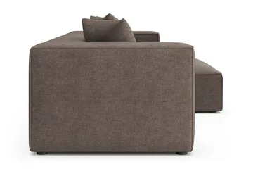 Havana lav 3-personers sofa med vendbar chaiselong - Brun - Møbler - Sofaer - Sofa med chaiselong