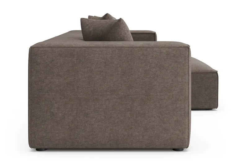 Havana lav 3-personers sofa med vendbar chaiselong - Brun - Møbler - Sofaer - Sofa med chaiselong