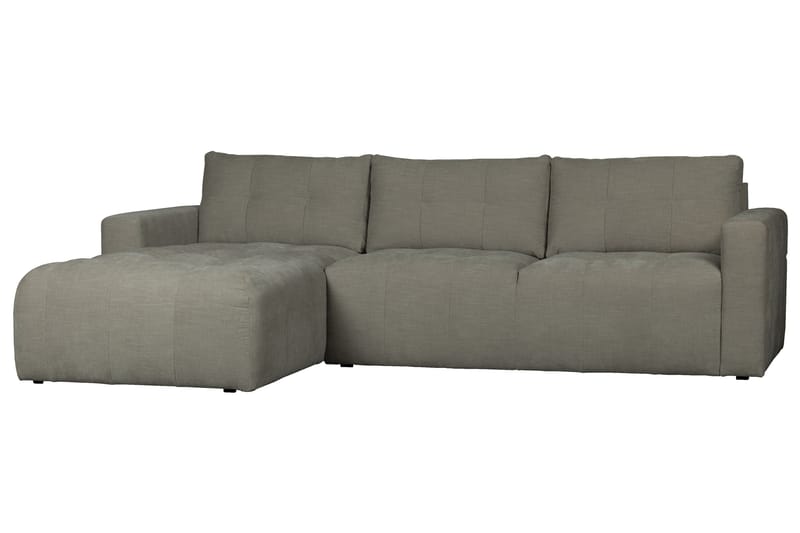 Hippylur 3-Pers. Sofa Venstre - Varmgrå - Møbler - Sofaer - Sofa med chaiselong