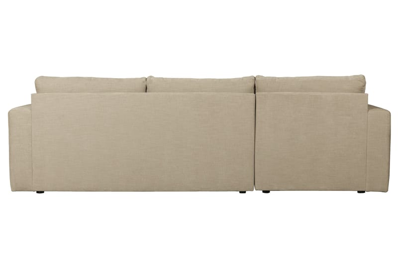 Hippylur 3-Pers. Sofa Venstre - Sand - Møbler - Sofaer - Sofa med chaiselong