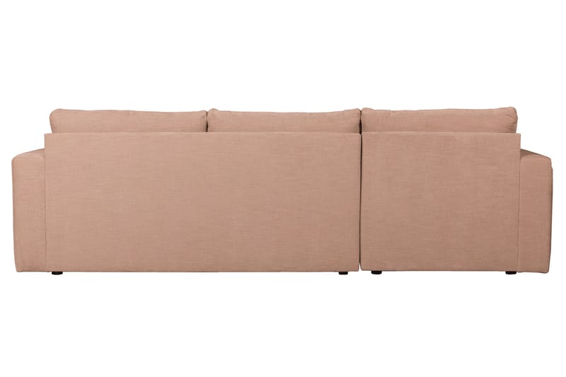Hippylur 3-Pers. Sofa Venstre - Lyserød - Møbler - Sofaer - Sofa med chaiselong