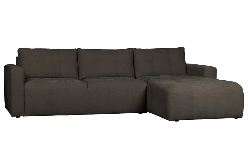 Hippylur 3-Pers. Sofa Højre - Antracit - Sofa med chaiselong - 3 personers sofa med chaiselong