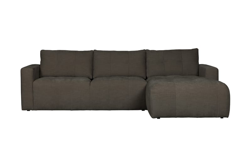 Hippylur 3-Pers. Sofa Højre - Antracit - Sofa med chaiselong - 3 personers sofa med chaiselong