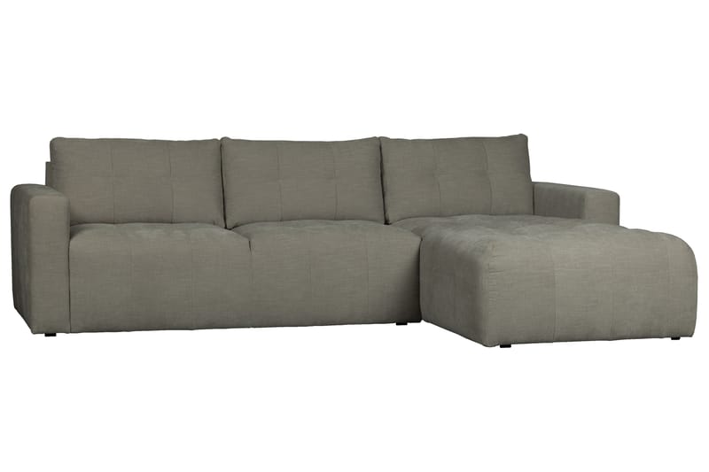 Hippylur 3-Pers. Sofa Højre - Varmgrå - Møbler - Sofaer - Sofa med chaiselong
