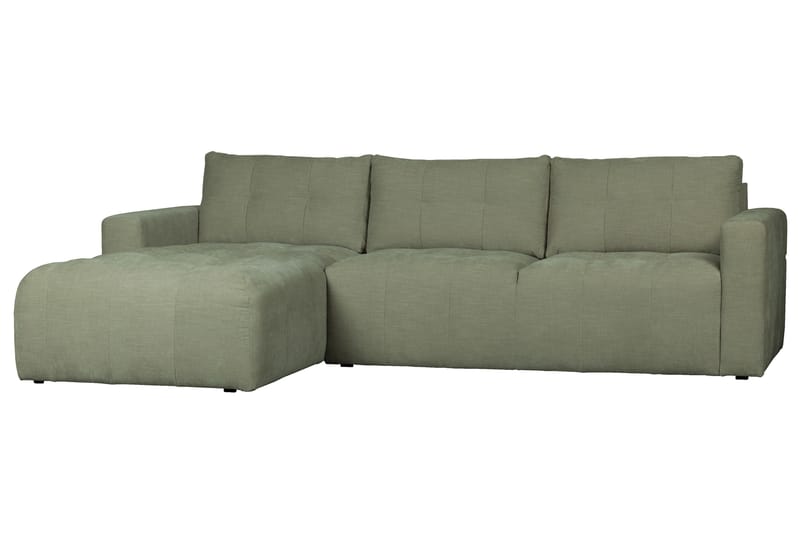 Hippylur 3-Pers. Sofa Venstre - Grøn - Sofa med chaiselong - 3 personers sofa med chaiselong