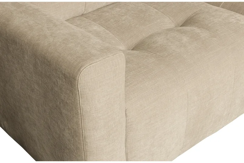 Hippylur 3-Pers. Sofa Højre - Sand - Møbler - Sofaer - Sofa med chaiselong