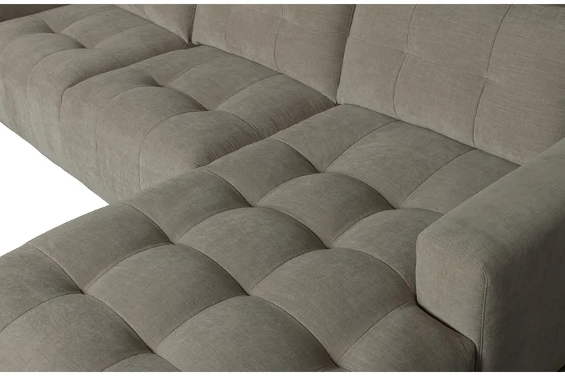 Hippylur 3-Pers. Sofa Højre - Varmgrå - Møbler - Sofaer - Sofa med chaiselong