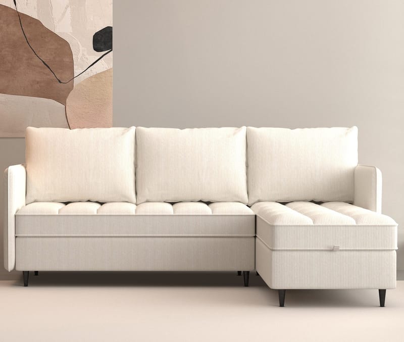 Hjørnesofa 3-personers Lindhus - Møbler - Sofaer - Sofa med chaiselong