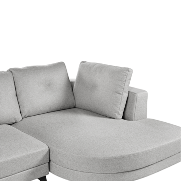 Hjørnesofa 3-personers Marum venstrevendt - Grå - Møbler - Sofaer - Sofa med chaiselong