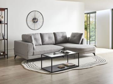 Hjørnesofa 3-personers Marum venstrevendt - Grå - Møbler - Sofaer - Sofa med chaiselong