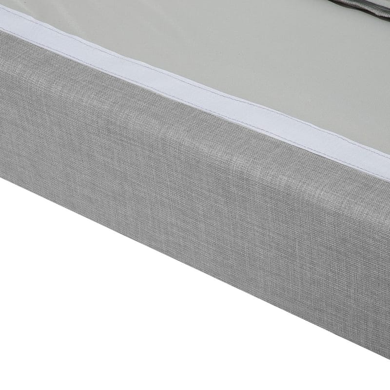 Hjørnesofa Elvenes - Grå, mørkt træ/højrevendt - Møbler - Sofaer - Hjørnesofa