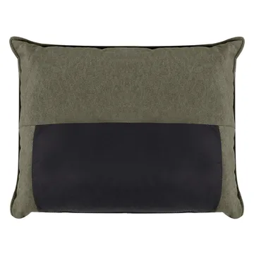 Hjørnesofa Elvenes - Grønt, mørkt træ/Højrevendt - Møbler - Sofaer - Sofa med chaiselong