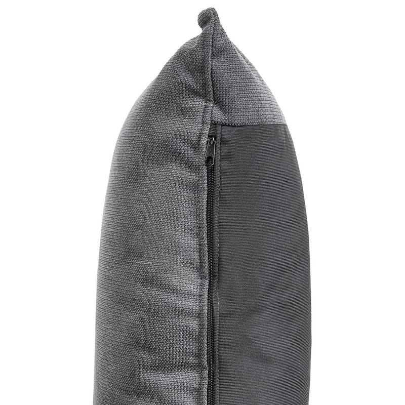 Hjørnesofa Elvenes - Mørkegrå, mørkt træ/Højrevendt - Møbler - Sofaer - Hjørnesofa