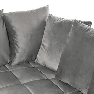 Hjørnesofa Grena - Grå, mørkt træ - Møbler - Sofaer - Hjørnesofa