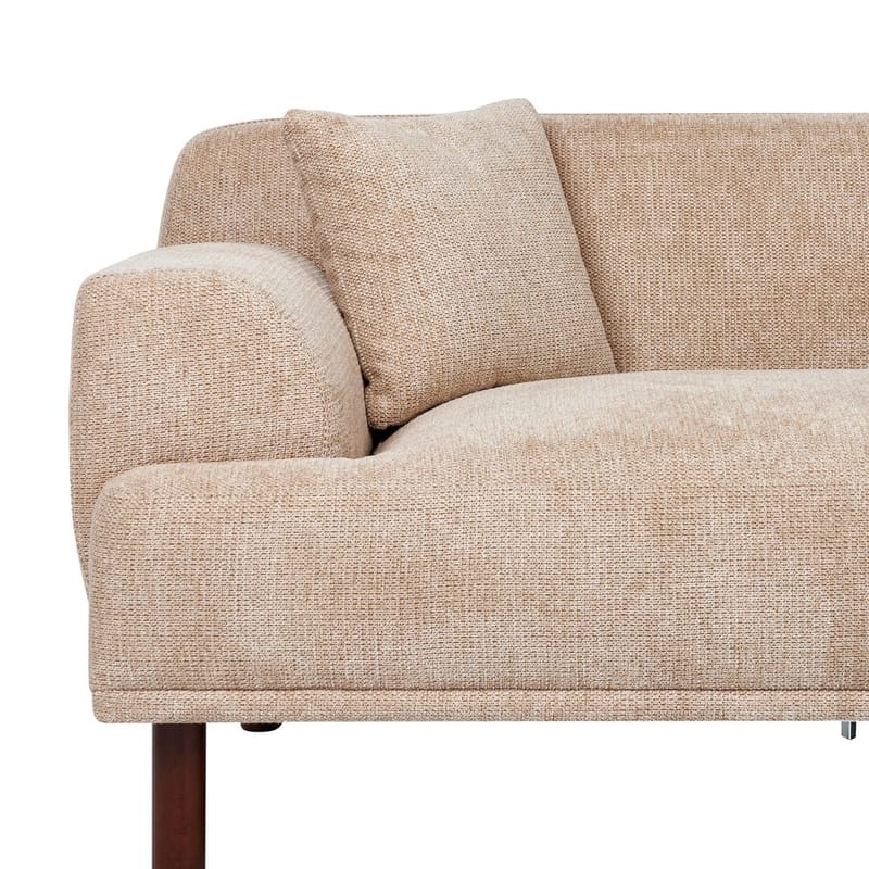 Hjørnesofa Holt - Beige, brun/Polyester - Møbler - Sofaer - Hjørnesofa - Hjørnesofa med chaiselong
