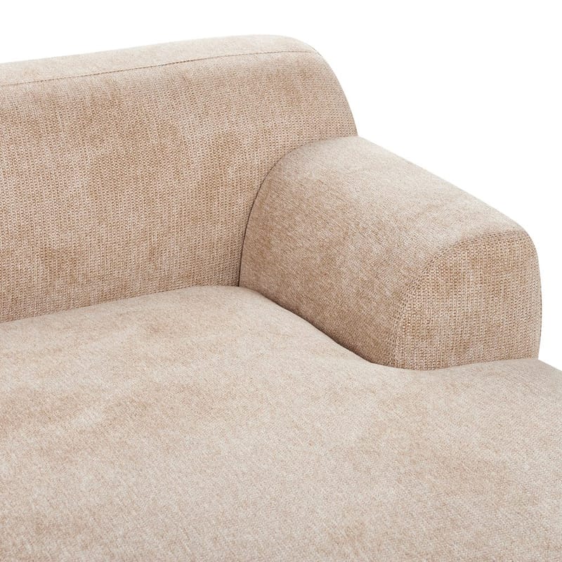 Hjørnesofa Holt - Beige, brun/Polyester - Møbler - Sofaer - Hjørnesofa
